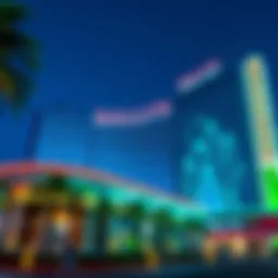 Exterior view of Bally's Hotel showcasing modern architecture
