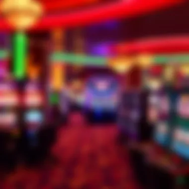 Dynamic Gaming Experience at Bally's Las Vegas Vibrant gaming floor at Bally's Las Vegas highlighting the gaming landscape