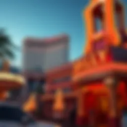 Historical facade of Bally's Las Vegas showcasing its architectural design