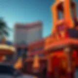 Architectural Grandeur of Bally's Las Vegas Historical facade of Bally's Las Vegas showcasing its architectural design