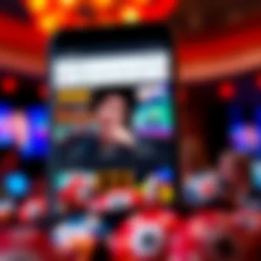 Live Betting Features in Bet MGM Android App Bet MGM Android app displaying live betting features