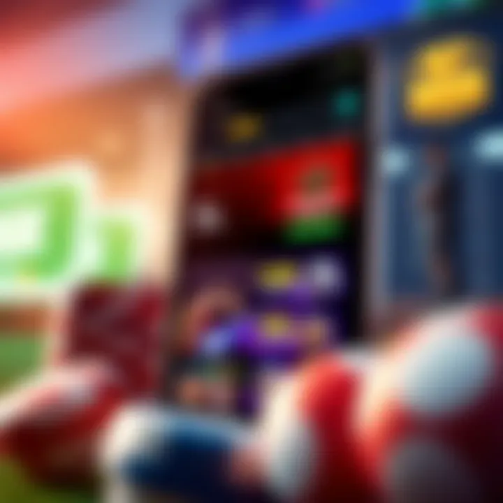 User Interface of Bet MGM Android App User interface of Bet MGM Android app showcasing various betting options