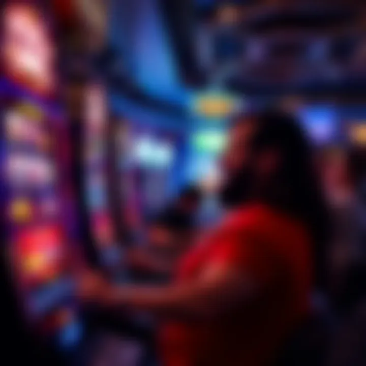 Players enjoying the Buffalo slot machine in a casino setting