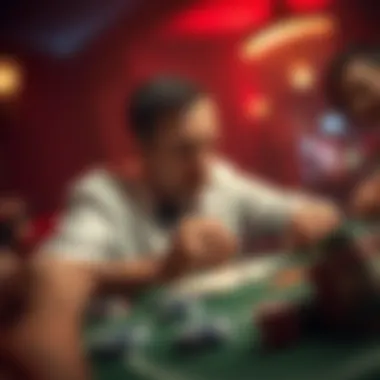 Avoiding Common Pitfalls A cautionary image depicting potential pitfalls in gambling