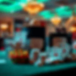 An elegant display of assorted casino night prizes