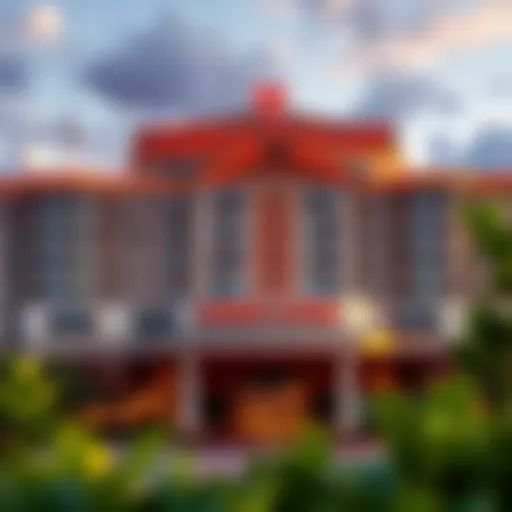 Cherokee Valley Casino Hotel Exterior Exterior view of Cherokee Valley Casino Hotel showcasing its architectural design