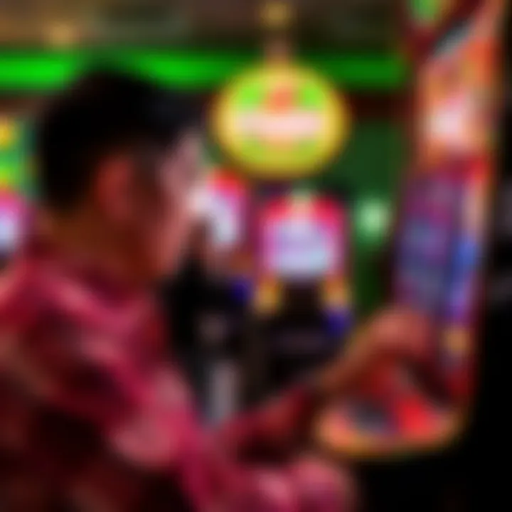 Engaged Player at Chilli Slot Player engaged with the Chilli slot machine, focused on the screen