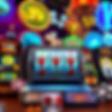 A collage of iconic slot game themes