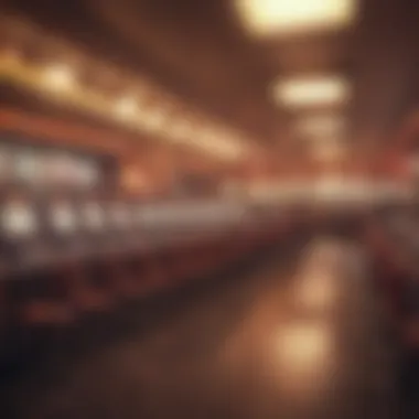 Bingo hall interior showcasing players immersed in the game