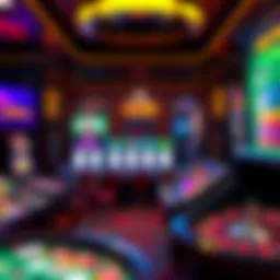 A vibrant assortment of classic casino games