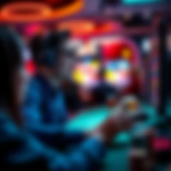 An engaging image of a player enjoying an online casino experience.