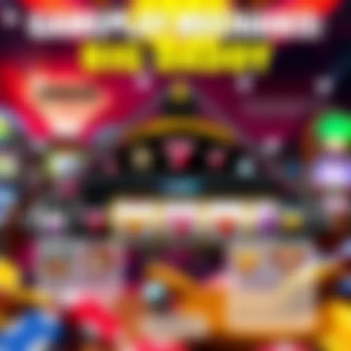 Infographic showcasing gameplay mechanics of Big Daddy slots