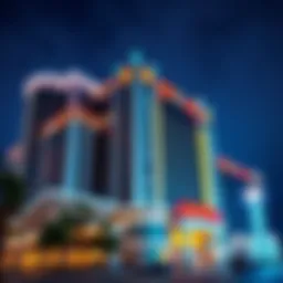 Exterior view of Borgata Casino highlighting its architecture