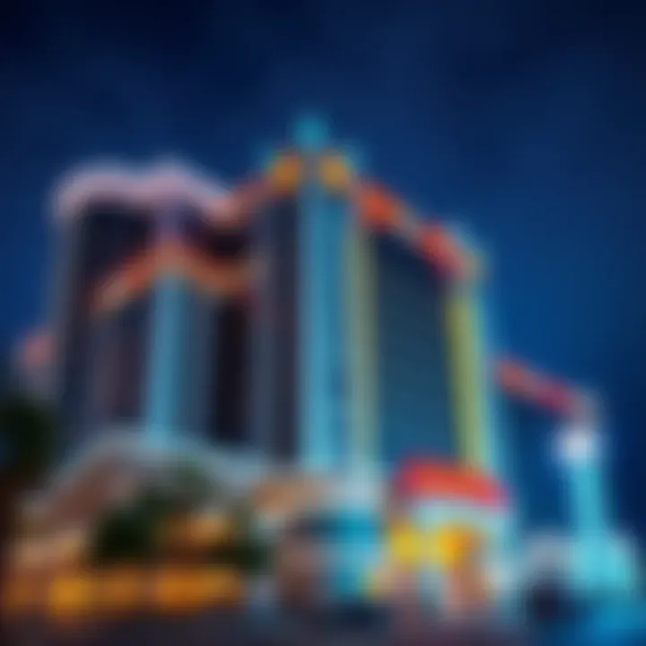 Exterior view of Borgata Casino highlighting its architecture