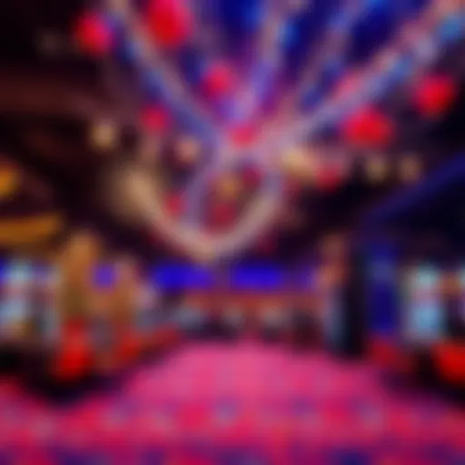 Celebratory scene featuring festive decorations and gaming elements