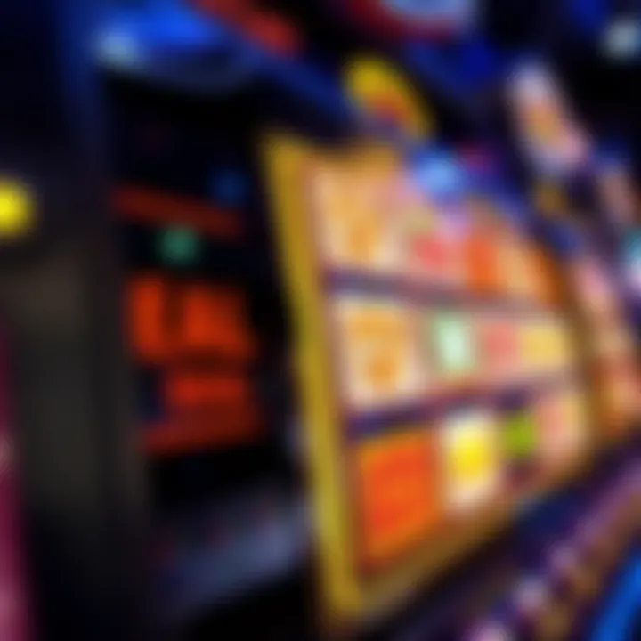 Detailed view of the Deal or No Deal slot machine interface
