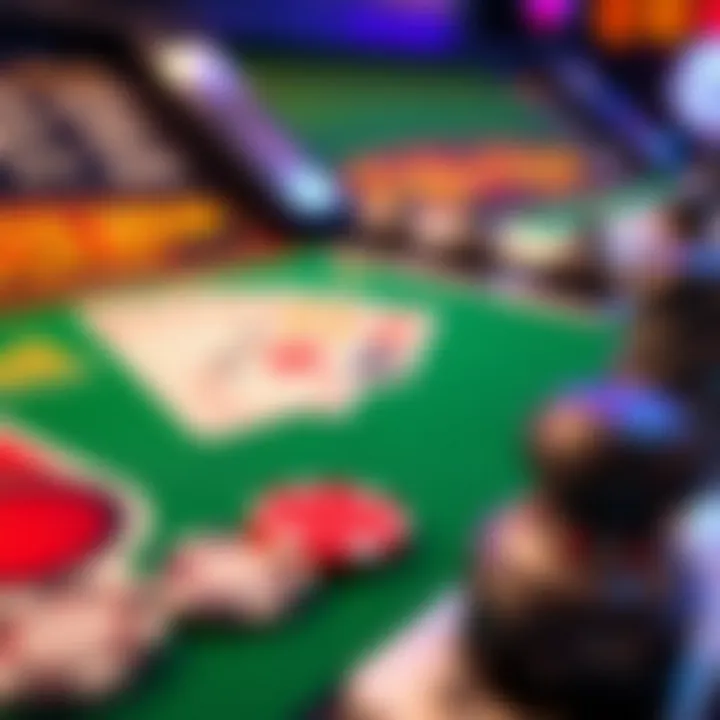 Close-up view of Deuces Wild game mechanics and strategies