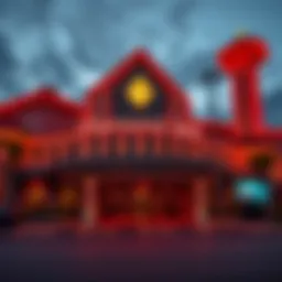 Exterior view of Diamond Jack Casino showcasing its unique architecture