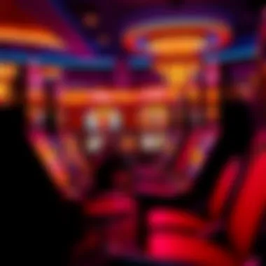 Engaging atmosphere of an online casino featuring fireball slots