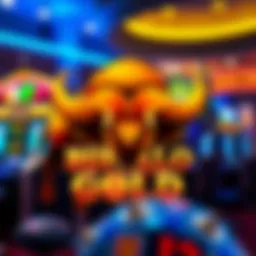 Symbolic representation of the Buffalo Gold game interface with vibrant graphics
