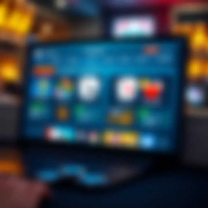 A digital interface showcasing poker platforms offering free chips