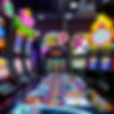 A vibrant display of various free slot game interfaces