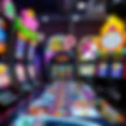 A vibrant display of various free slot game interfaces