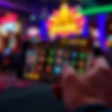 Exciting slot game interface on a mobile device