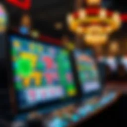 Visual representation of free slots gaming interface