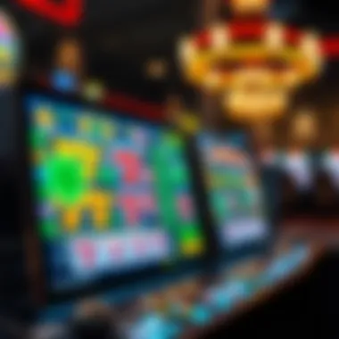 Visual representation of free slots gaming interface