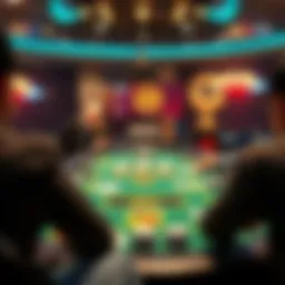 An engaging online poker interface showcasing a Texas Hold'em table.