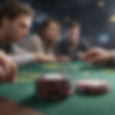 A visual representation of various online poker platforms