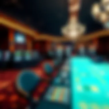 Elegant gaming area within Hyatt Resorts World Casino