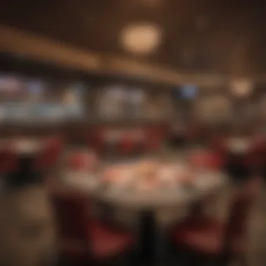 Culinary Delights at Mystic Lake Dining area showcasing diverse culinary options