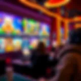 Vibrant online gaming interface showcasing multiple game options