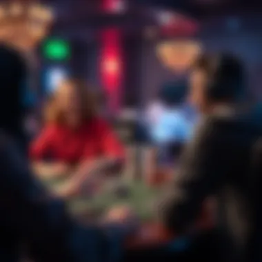 Exciting online poker gaming session