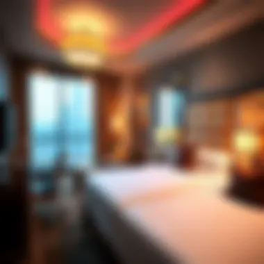 Luxurious guest room at Parx Casino