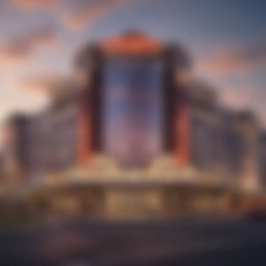 Exterior view of Penn National Gaming Casino showcasing its architectural design