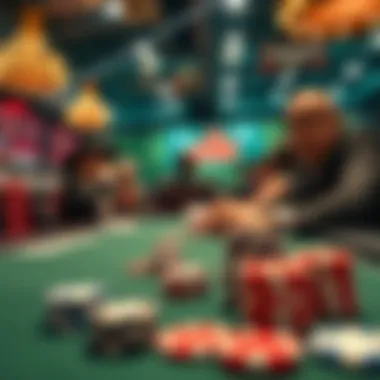 Illustration of Poker Strategies in PokerBros Illustration of poker strategies used within the PokerBros app