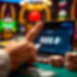 User interface of the PokerBros app showcasing engaging gameplay features
