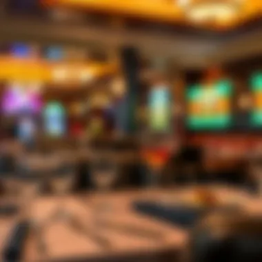 Gourmet dining experience at a casino hotel