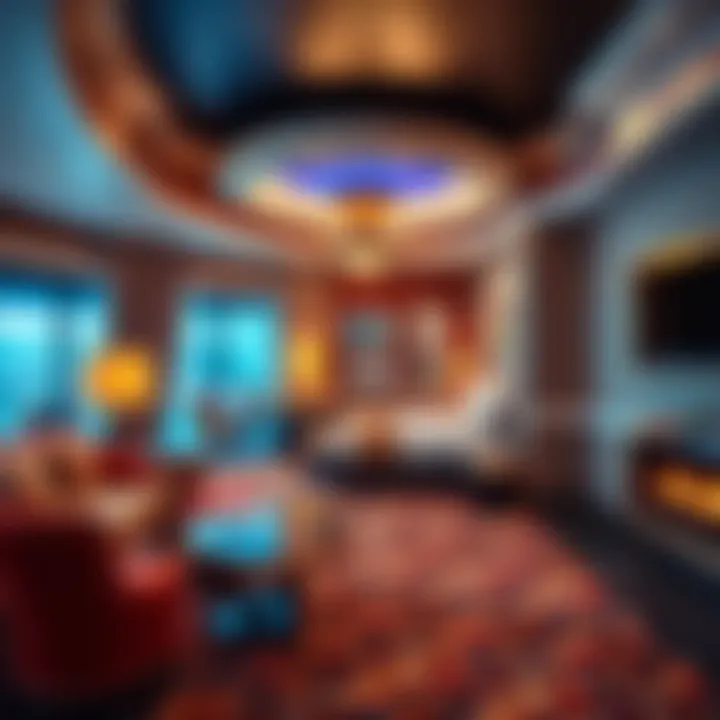 Luxurious hotel suite in Saratoga Casino