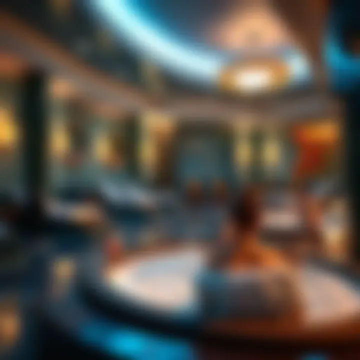 Relaxing spa facilities at a casino hotel