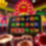 Visual representation of a mobile slot game app interface