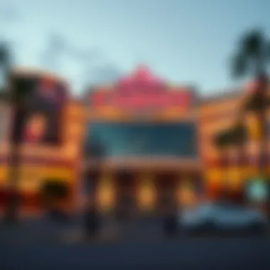 Exterior of a leading smoke-free casino in Las Vegas