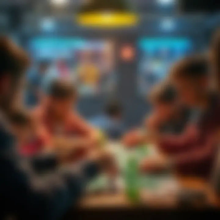 Enthusiasts engaged in a game of Sticks, showcasing strategic play