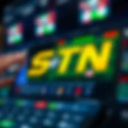 User interface of STN Sports Betting App