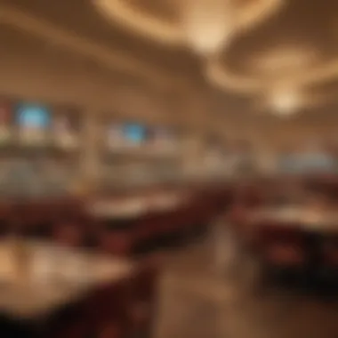 Dining area featuring a variety of culinary offerings