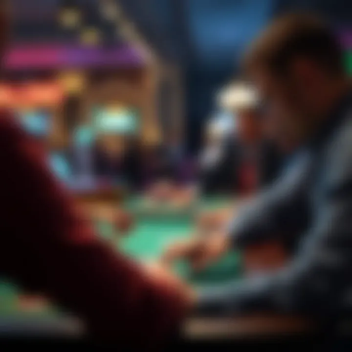 Player strategizing while playing casino games