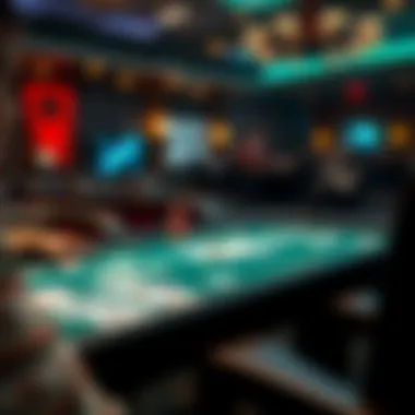 Table of strategic card game